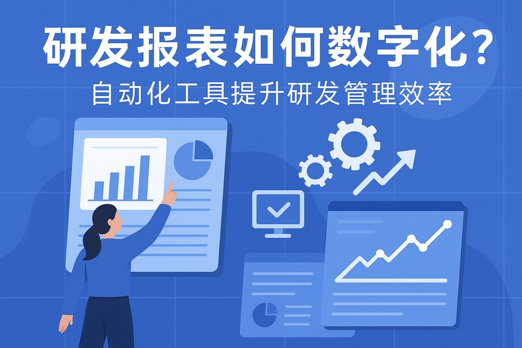 研发报表如何数字化？自动化工具提升研发管理效率
