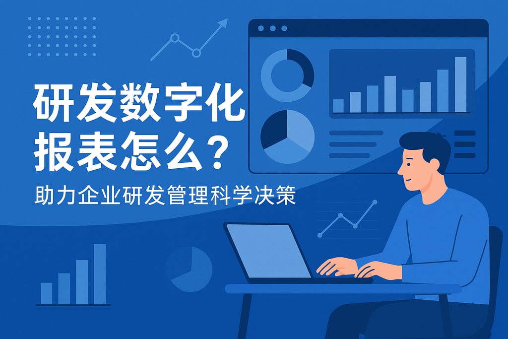 研发数字化报表怎么做？助力企业研发管理科学决策