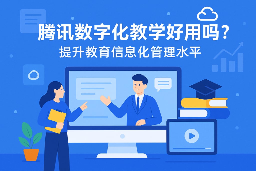 腾讯数字化教学好用吗？提升教育信息化管理水平