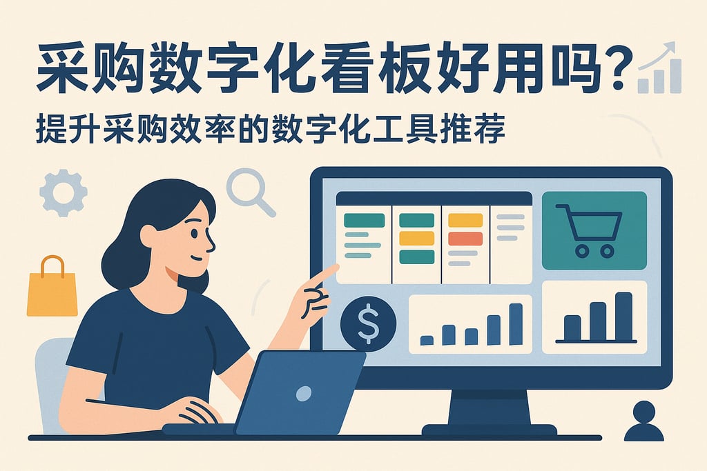 采购数字化看板好用吗？提升采购效率的数字化工具推荐