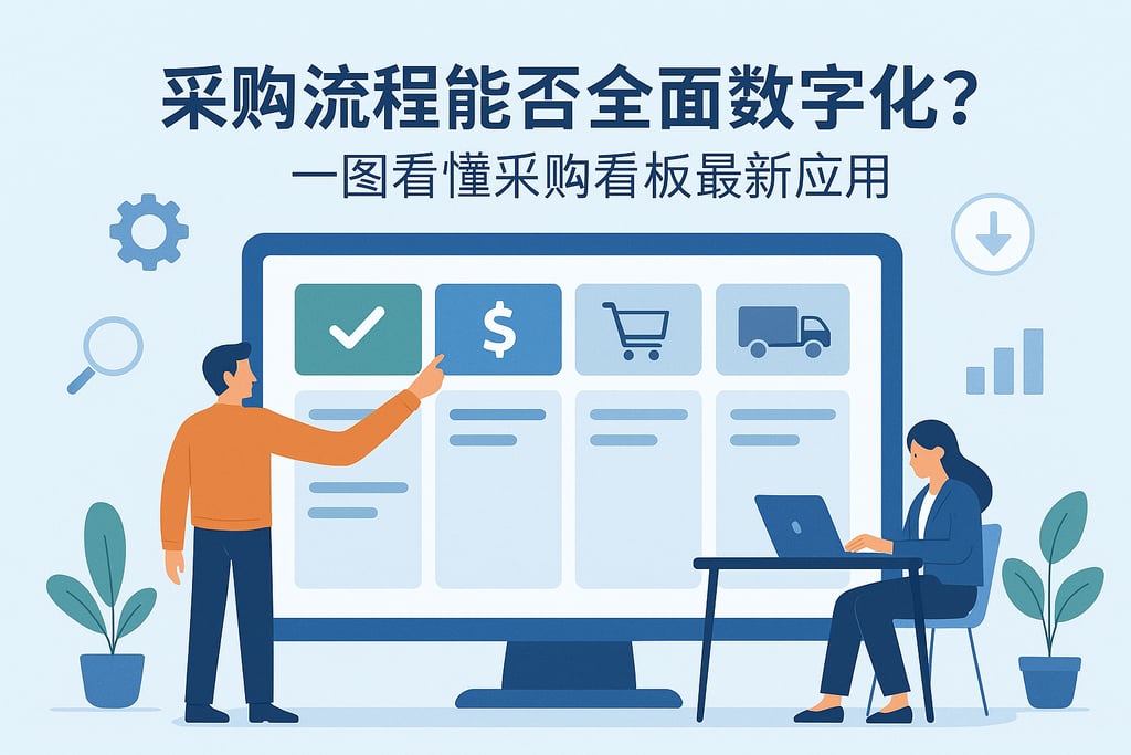 采购流程能否全面数字化？一图看懂采购看板最新应用