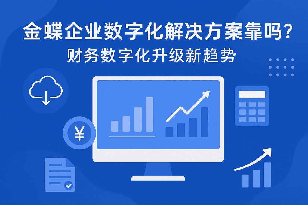金蝶企业数字化解决方案靠谱吗？财务数字化升级新趋势