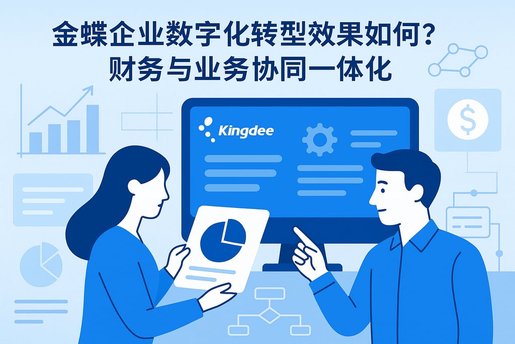 金蝶企业数字化转型效果如何？财务与业务协同一体化