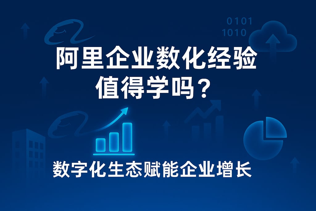 阿里企业数字化经验值得学吗？数字化生态赋能企业增长