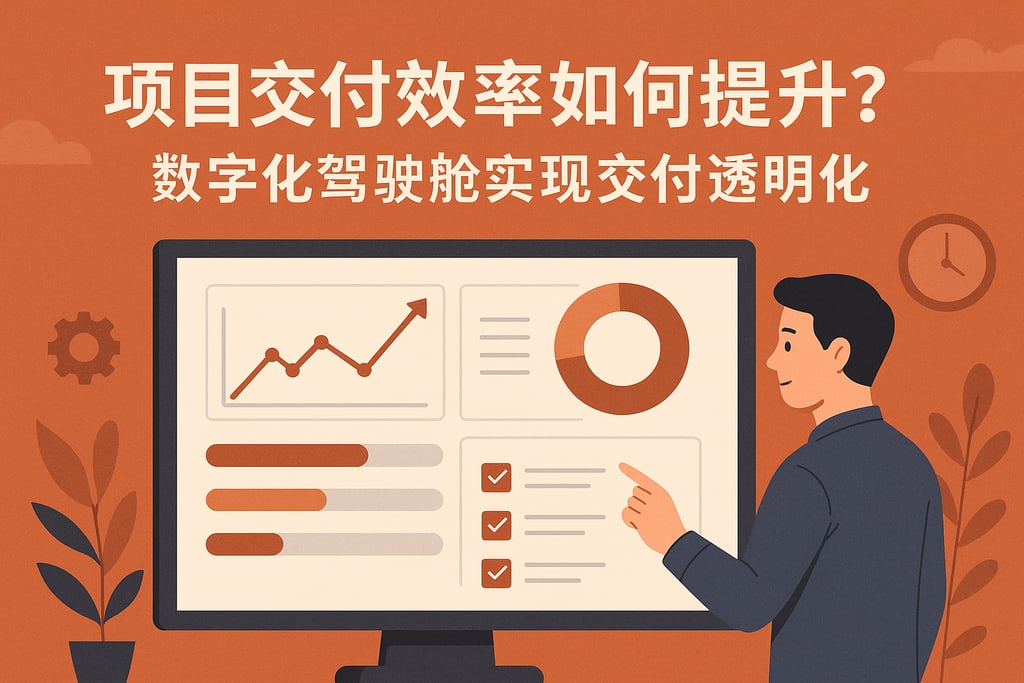 项目交付效率如何提升？数字化驾驶舱实现交付透明化