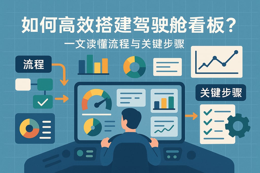 如何高效搭建驾驶舱看板？一文读懂流程与关键步骤
