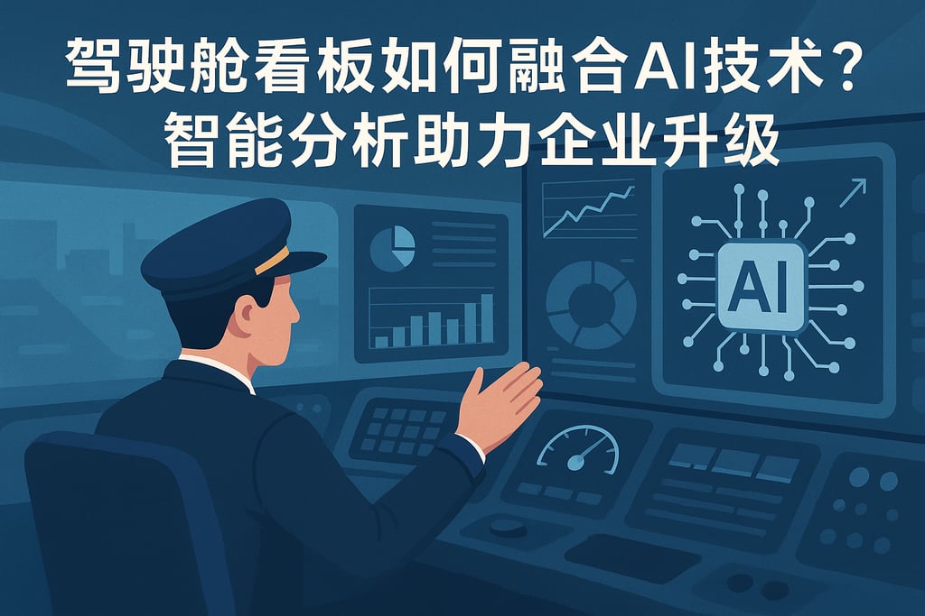 驾驶舱看板与AI技术如何融合？智能分析助力企业升级
