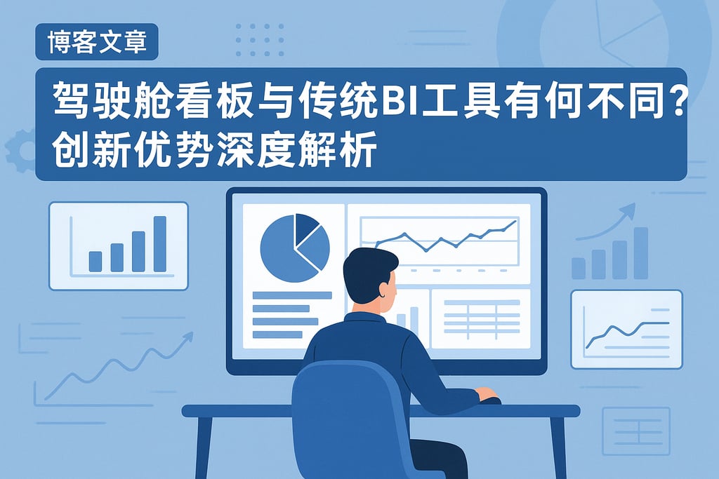 驾驶舱看板与传统BI工具有何不同？创新优势深度解析