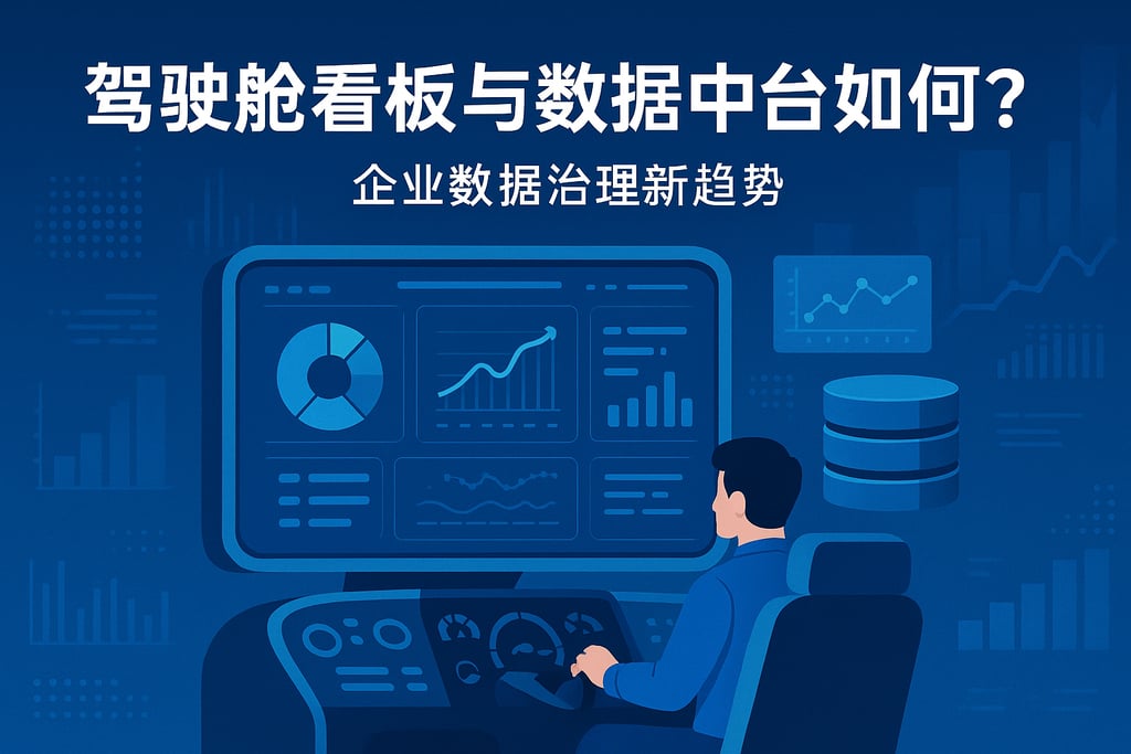驾驶舱看板与数据中台如何协同？企业数据治理新趋势