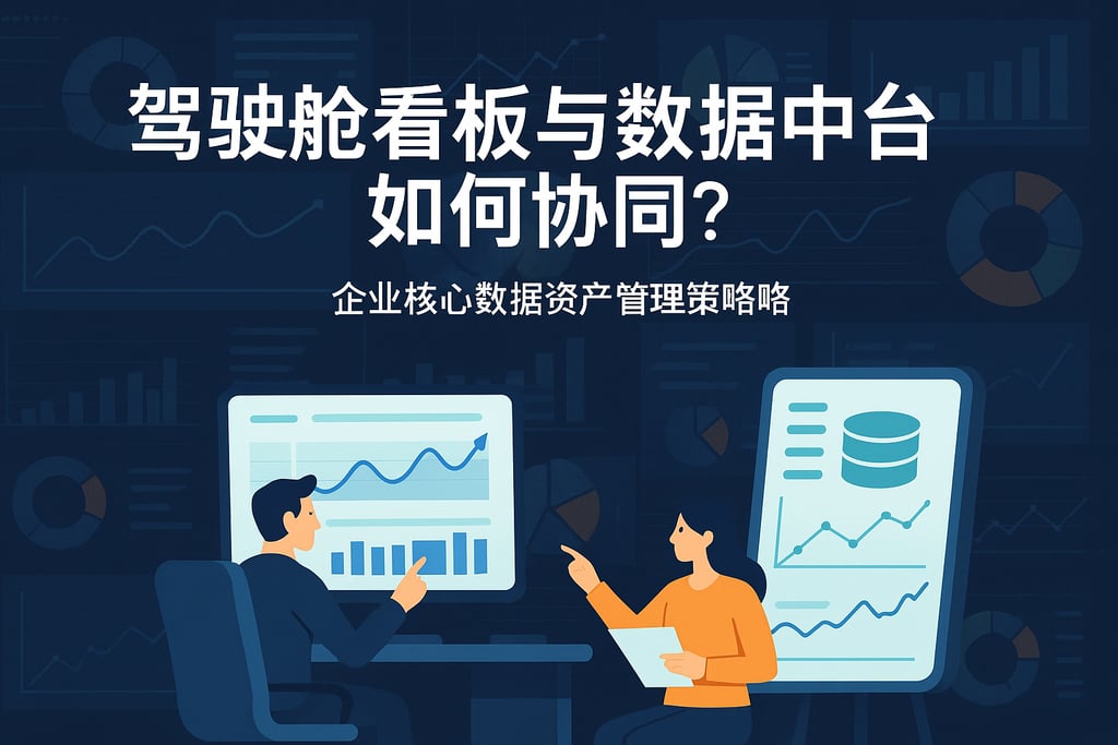 驾驶舱看板与数据中台如何协同？企业核心数据资产管理策略