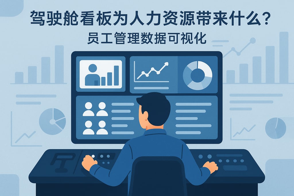 驾驶舱看板为人力资源带来什么？员工管理数据可视化