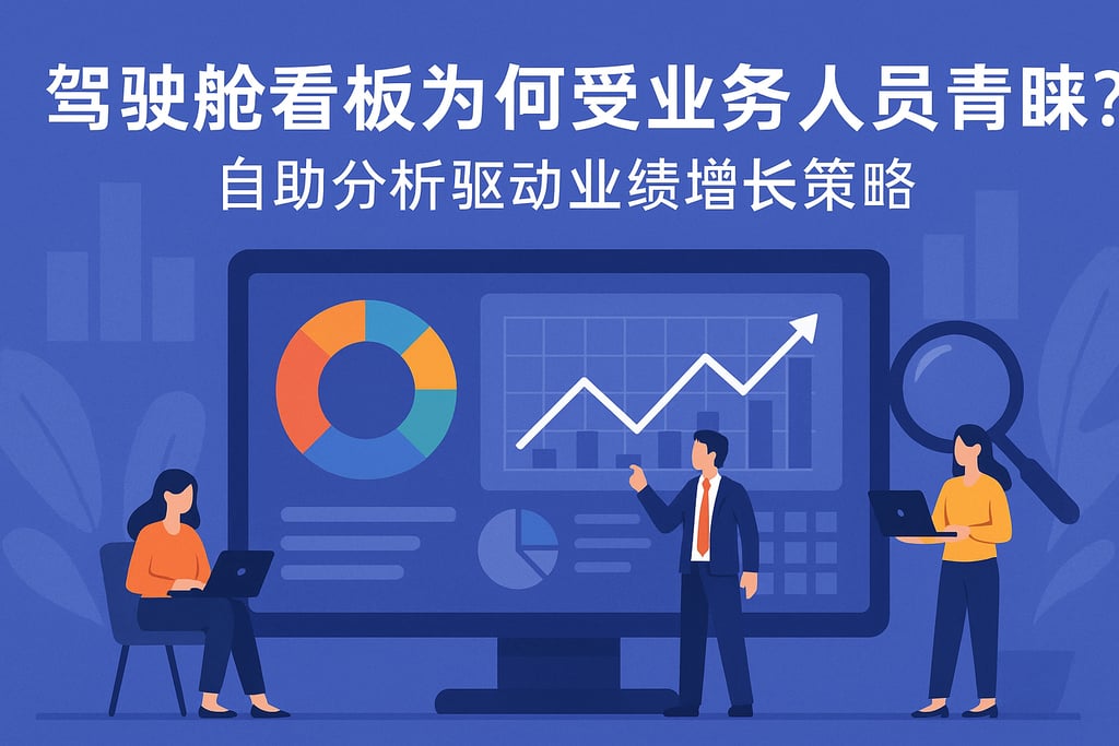 驾驶舱看板为何受业务人员青睐？自助分析驱动业绩增长策略