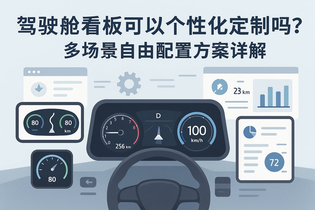 驾驶舱看板可以个性化定制吗？多场景自由配置方案详解