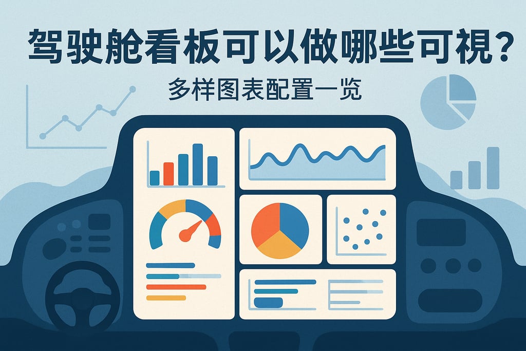 驾驶舱看板可以做哪些可视化？多样图表配置一览