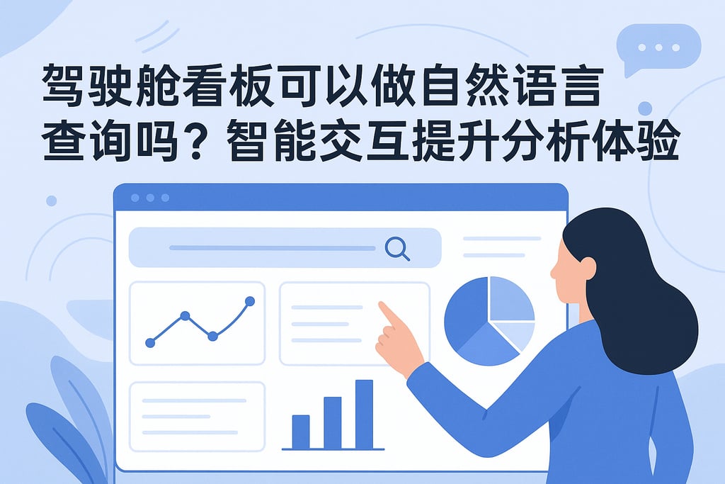 驾驶舱看板可以做自然语言查询吗？智能交互提升分析体验