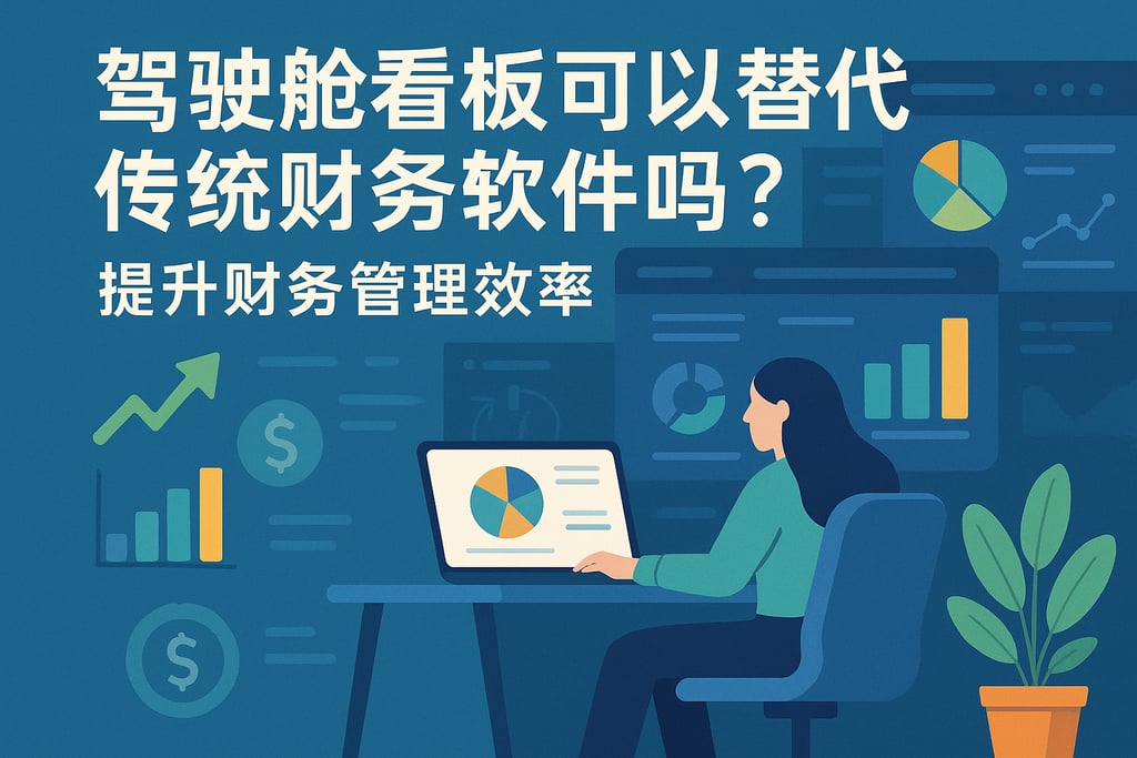 驾驶舱看板可以替代传统财务软件吗？提升财务管理效率