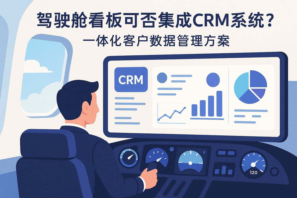 驾驶舱看板可否集成CRM系统？一体化客户数据管理方案