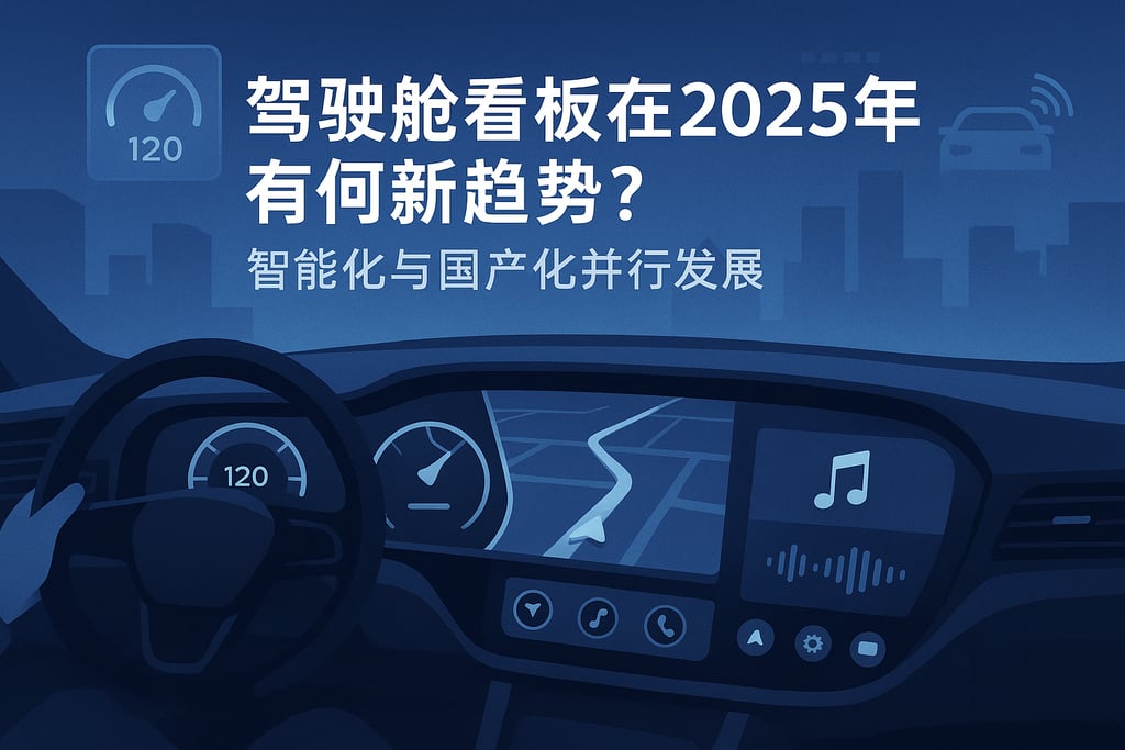 驾驶舱看板在2025年有何新趋势？智能化与国产化并行发展