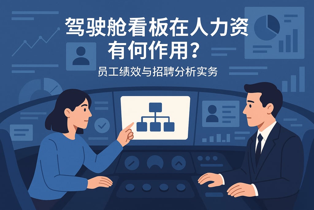 驾驶舱看板在人力资源有何作用？员工绩效与招聘分析实务