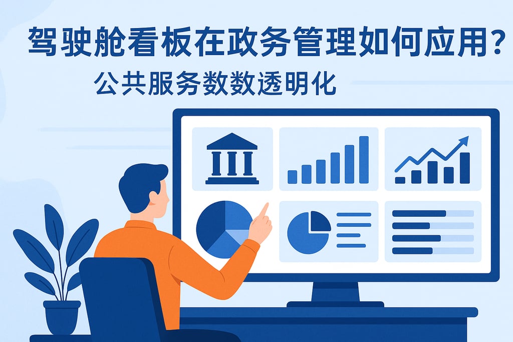 驾驶舱看板在政务管理如何应用？公共服务数据透明化