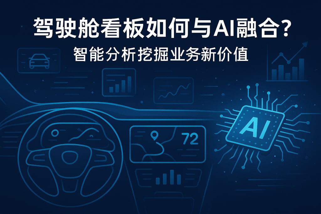 驾驶舱看板如何与AI融合？智能分析挖掘业务新价值