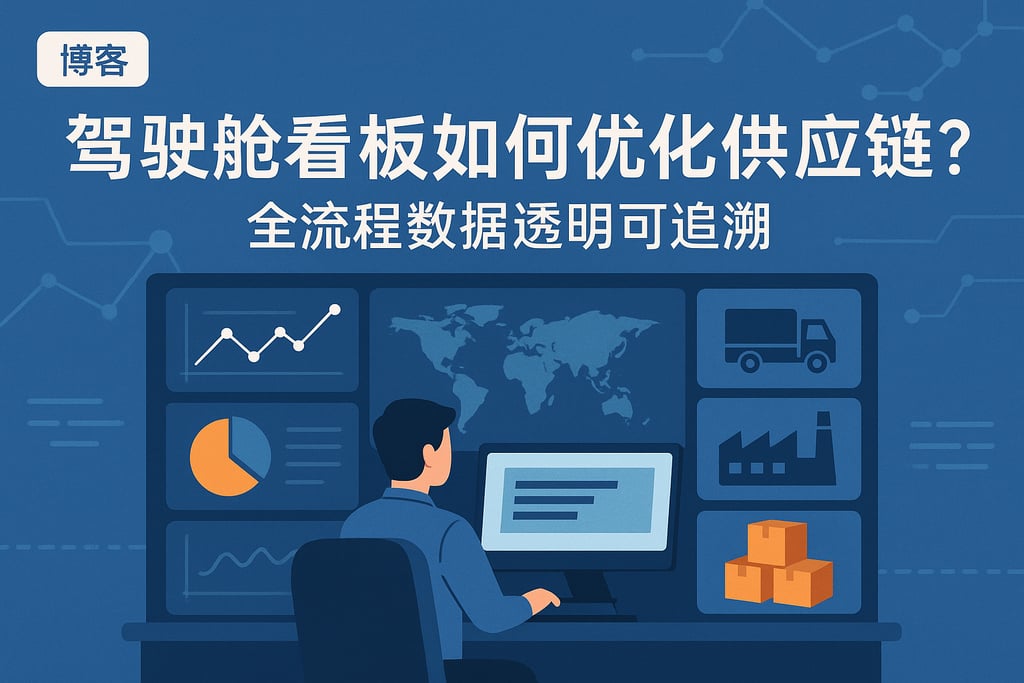 驾驶舱看板如何优化供应链？全流程数据透明可追溯