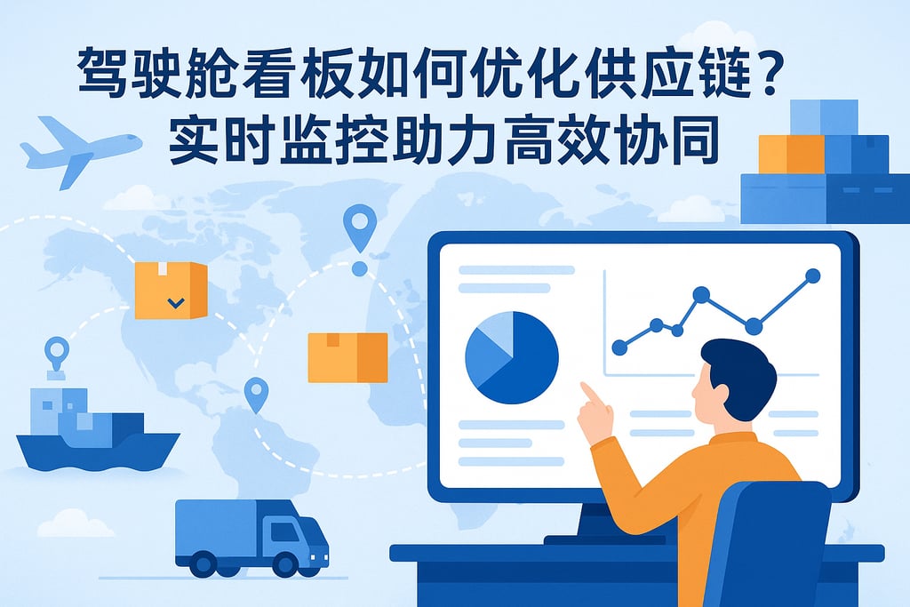 驾驶舱看板如何优化供应链？实时监控助力高效协同