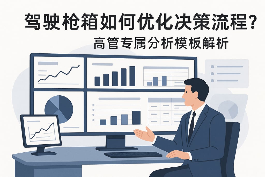 驾驶舱看板如何优化决策流程？高管专属分析模板解析