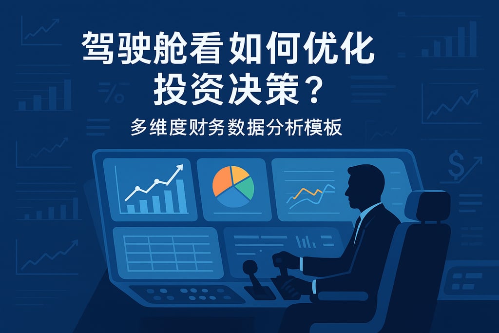 驾驶舱看板如何优化投资决策？多维度财务数据分析模板