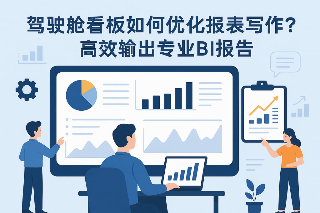 驾驶舱看板如何优化报表写作？高效输出专业BI报告