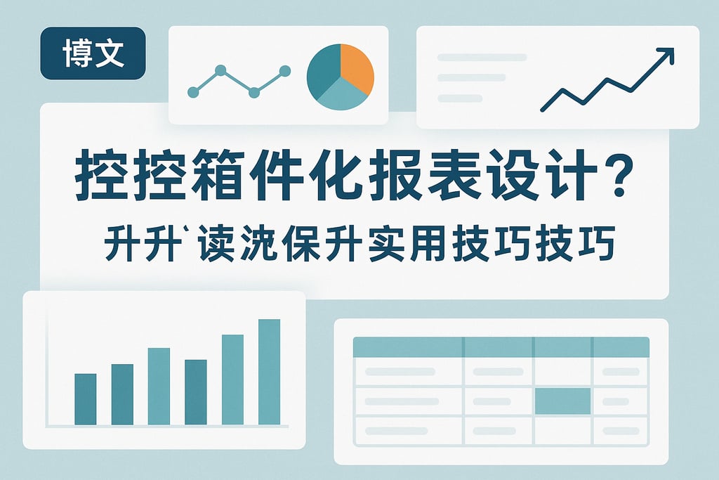 驾驶舱看板如何优化报表设计？提升阅读体验的实用技巧
