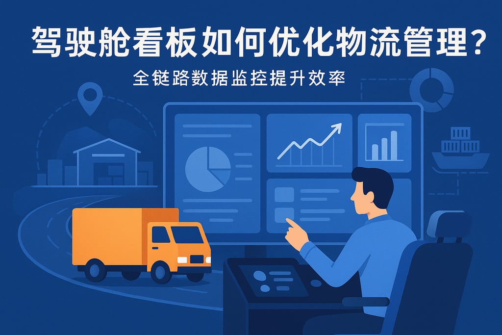 驾驶舱看板如何优化物流管理？全链路数据监控提升效率