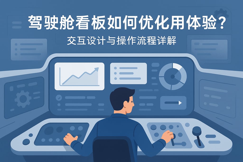 驾驶舱看板如何优化用户体验？交互设计与操作流程详解