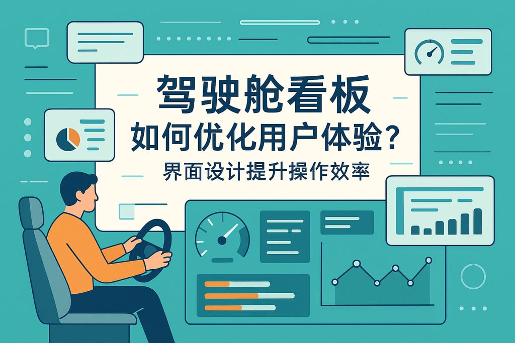 驾驶舱看板如何优化用户体验？界面设计提升操作效率