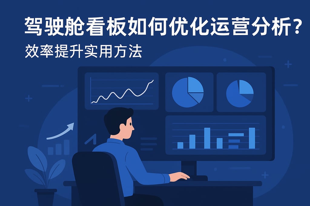 驾驶舱看板如何优化运营分析？效率提升实用方法