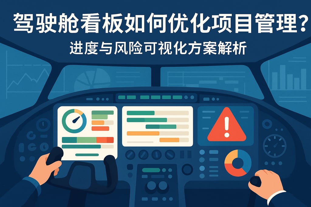 驾驶舱看板如何优化项目管理？进度与风险可视化方案解析