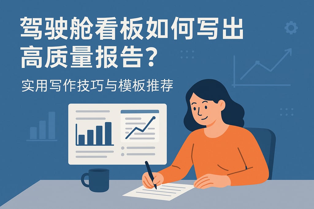 驾驶舱看板如何写出高质量报告？实用写作技巧与模板推荐