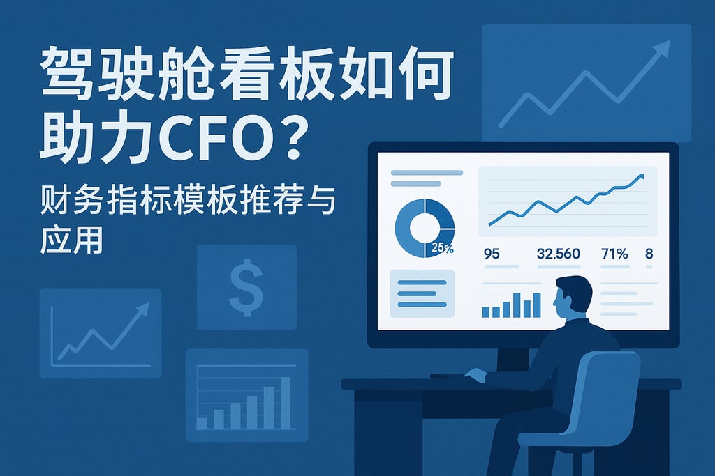 驾驶舱看板如何助力CFO？财务指标模板推荐与应用