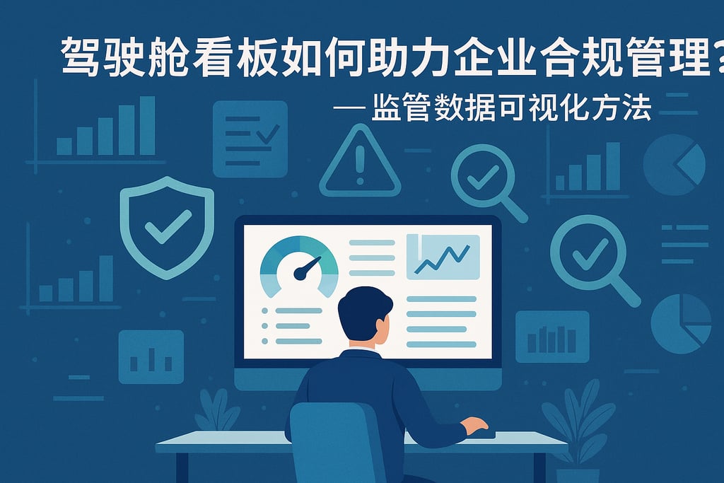 驾驶舱看板如何助力企业合规管理？监管数据可视化方法