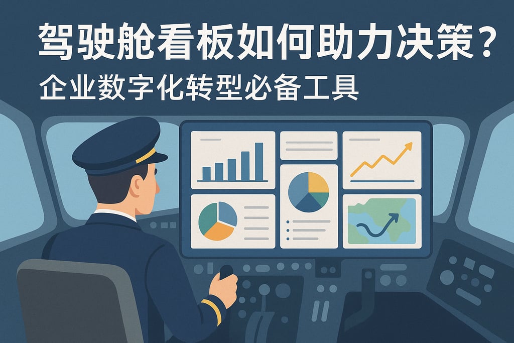 驾驶舱看板如何助力决策？企业数字化转型必备工具
