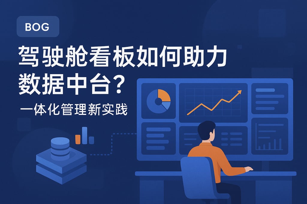 驾驶舱看板如何助力数据中台？一体化管理新实践