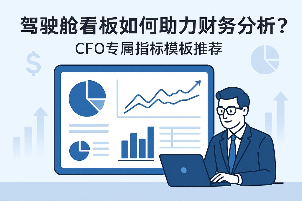 驾驶舱看板如何助力财务分析？CFO专属指标模板推荐