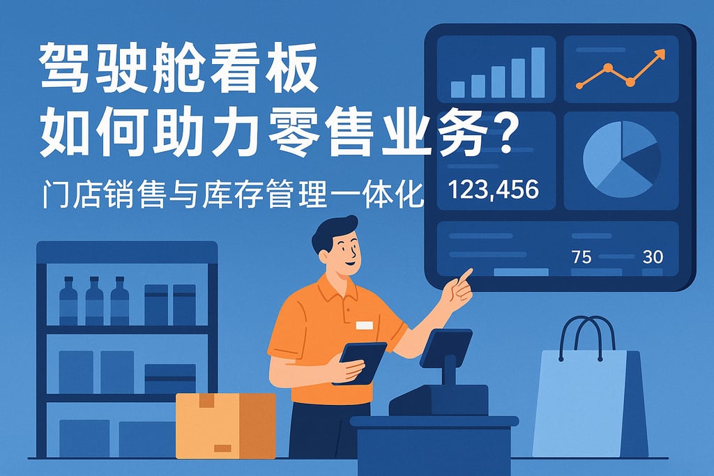 驾驶舱看板如何助力零售业务？门店销售与库存管理一体化