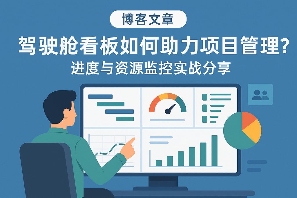 驾驶舱看板如何助力项目管理？进度与资源监控实战分享