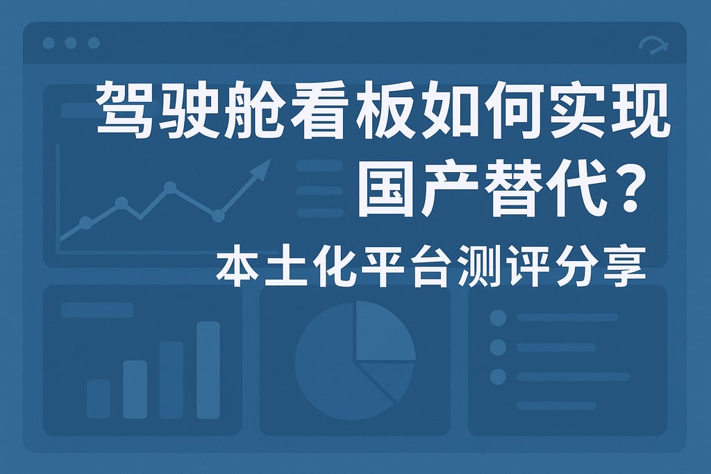 驾驶舱看板如何实现国产替代？本土化平台测评分享