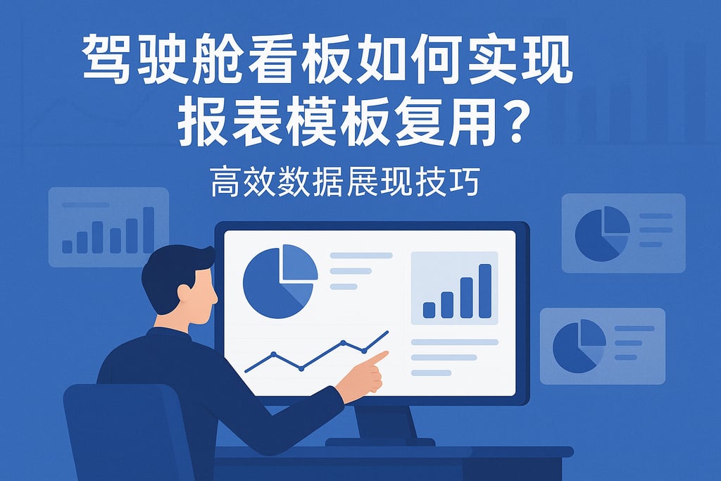 驾驶舱看板如何实现报表模板复用？高效数据展现技巧