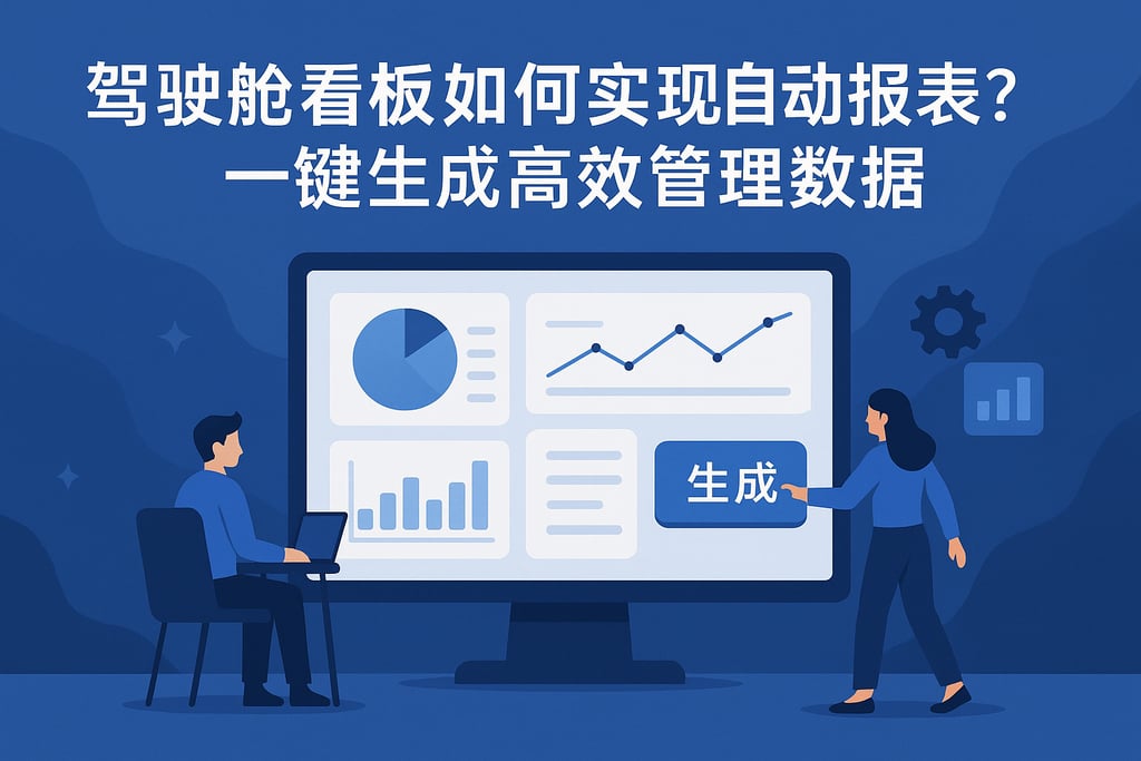 驾驶舱看板如何实现自动报表？一键生成高效管理数据