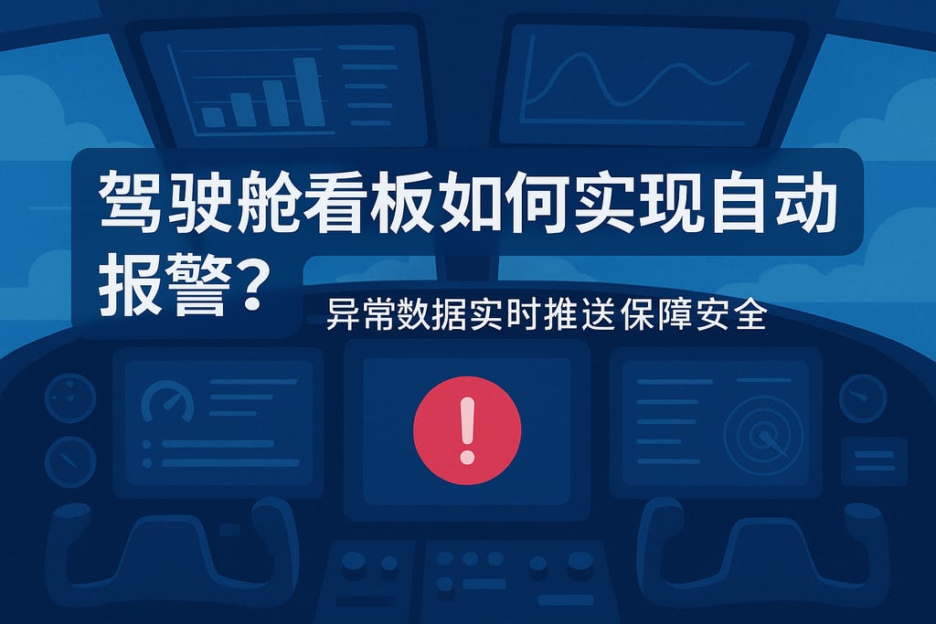 驾驶舱看板如何实现自动报警？异常数据实时推送保障安全