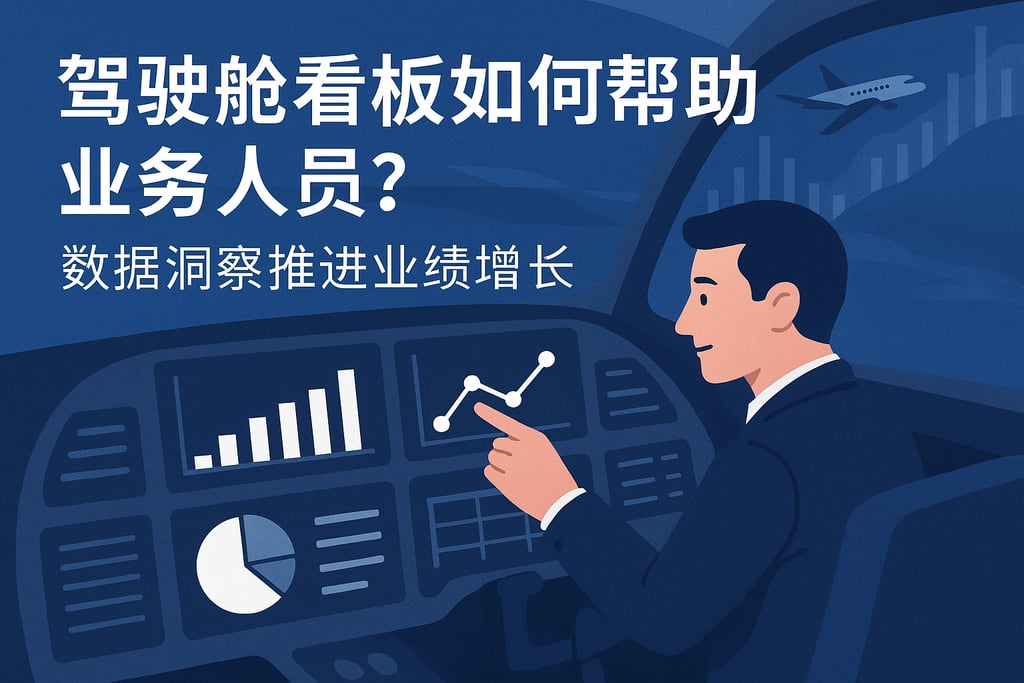 驾驶舱看板如何帮助业务人员？数据洞察推动业绩增长