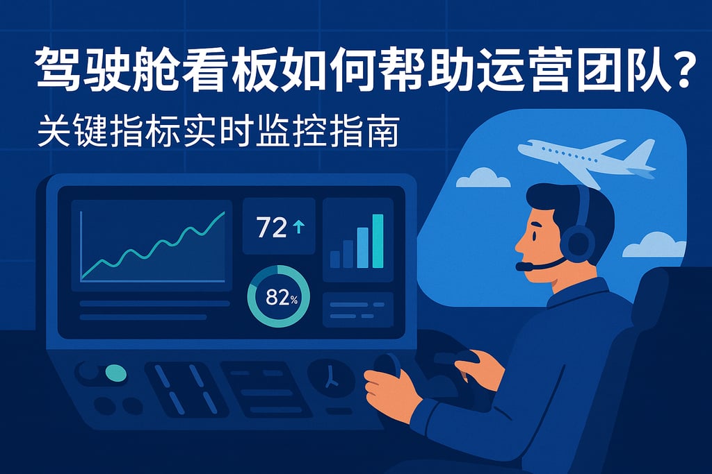 驾驶舱看板如何帮助运营团队？关键指标实时监控指南